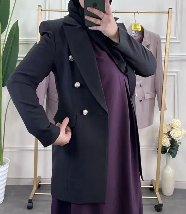 ⁦Blazer croisé الفاخر 2025⁩ - الصورة ⁦4⁩