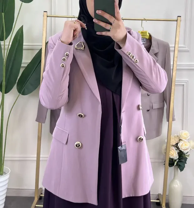 Blazer croisé الفاخر 2025